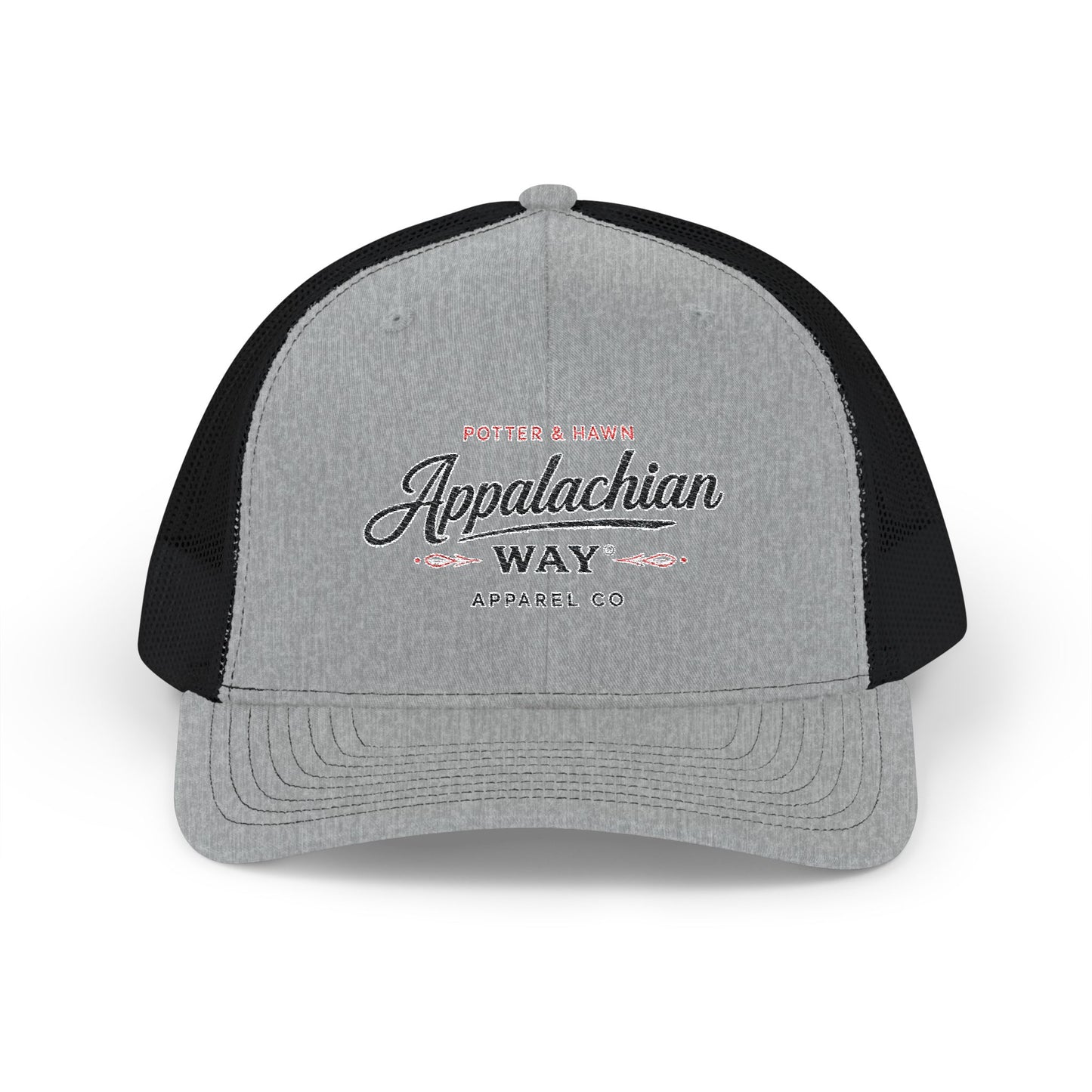 Appalachian Way Embroidered Trucker Cap - Snapback Mesh Hat