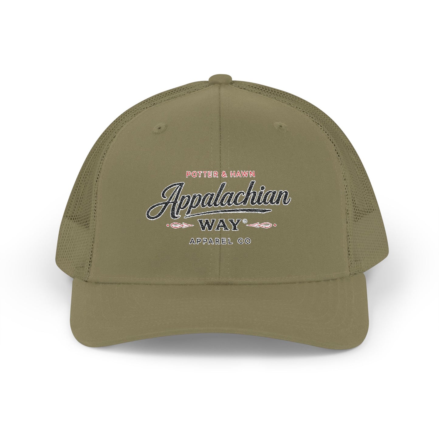 Appalachian Way Embroidered Trucker Cap - Snapback Mesh Hat