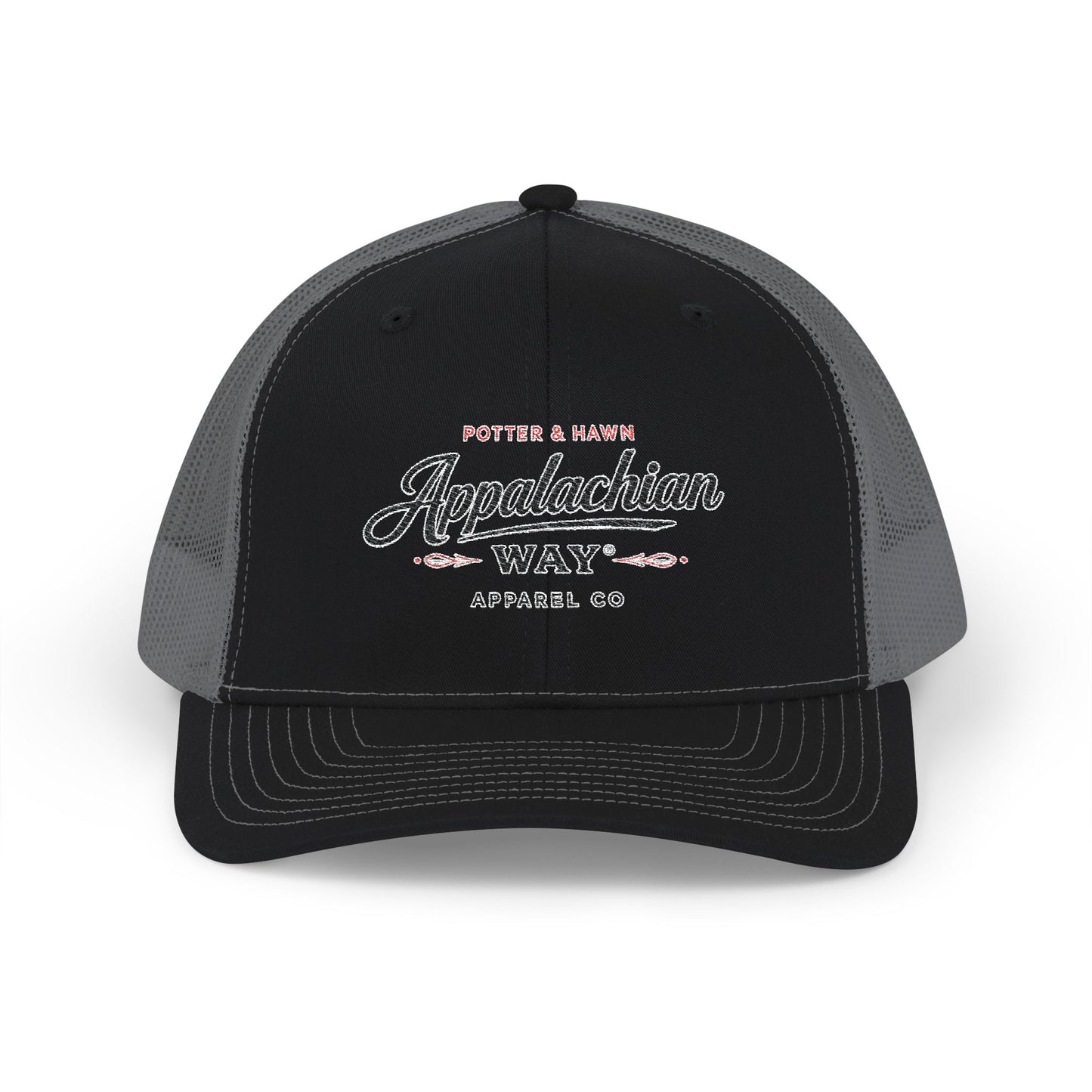Appalachian Way Embroidered Trucker Cap - Snapback Mesh Hat