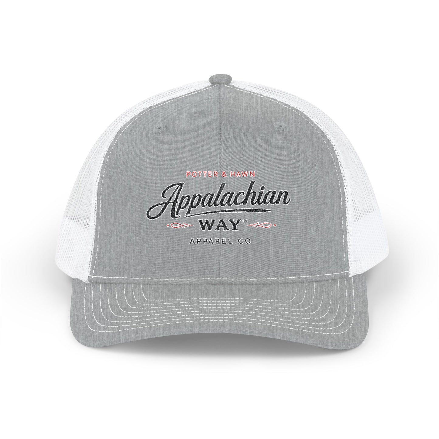 Appalachian Way Embroidered Trucker Cap - Snapback Mesh Hat